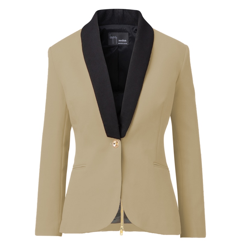Thumbnail of Women’s Rebellious Stretch Blazer - Caramel Tan Brown image