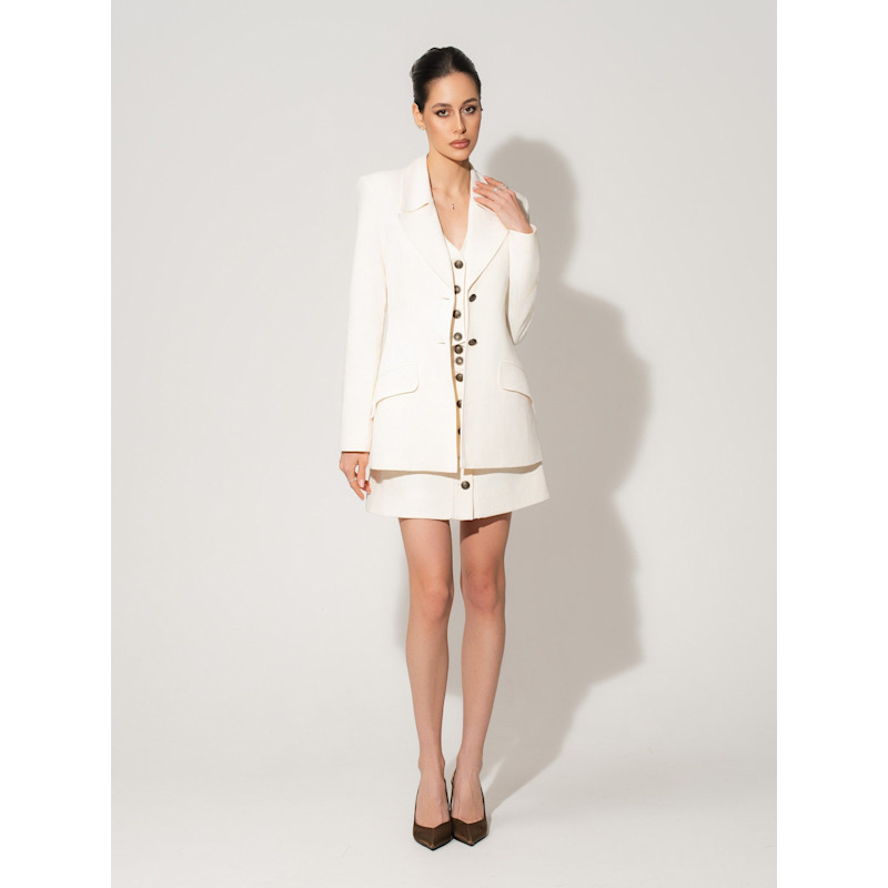 Thumbnail of Cargo Mini Skirt In Linen image