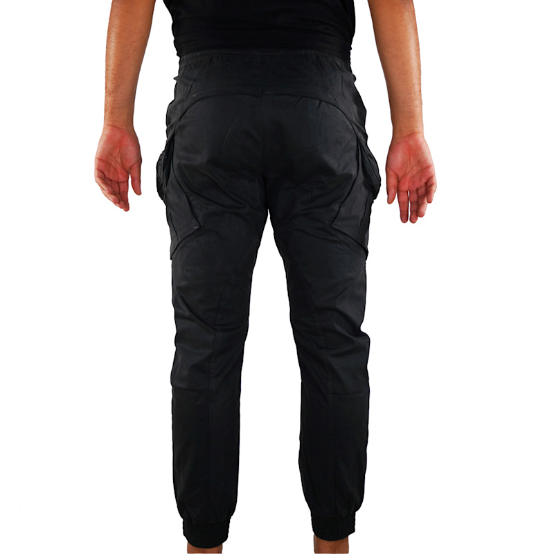 Thumbnail of Cargo Trousers Tightened At The Ankles - Black image