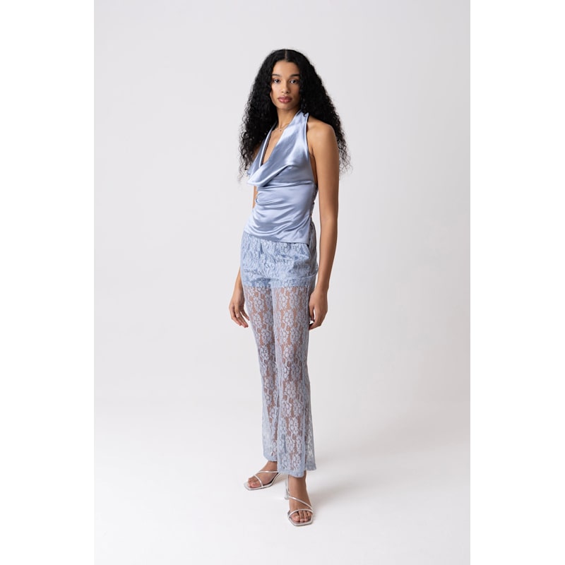 Thumbnail of Louella Blue Lace Trousers image