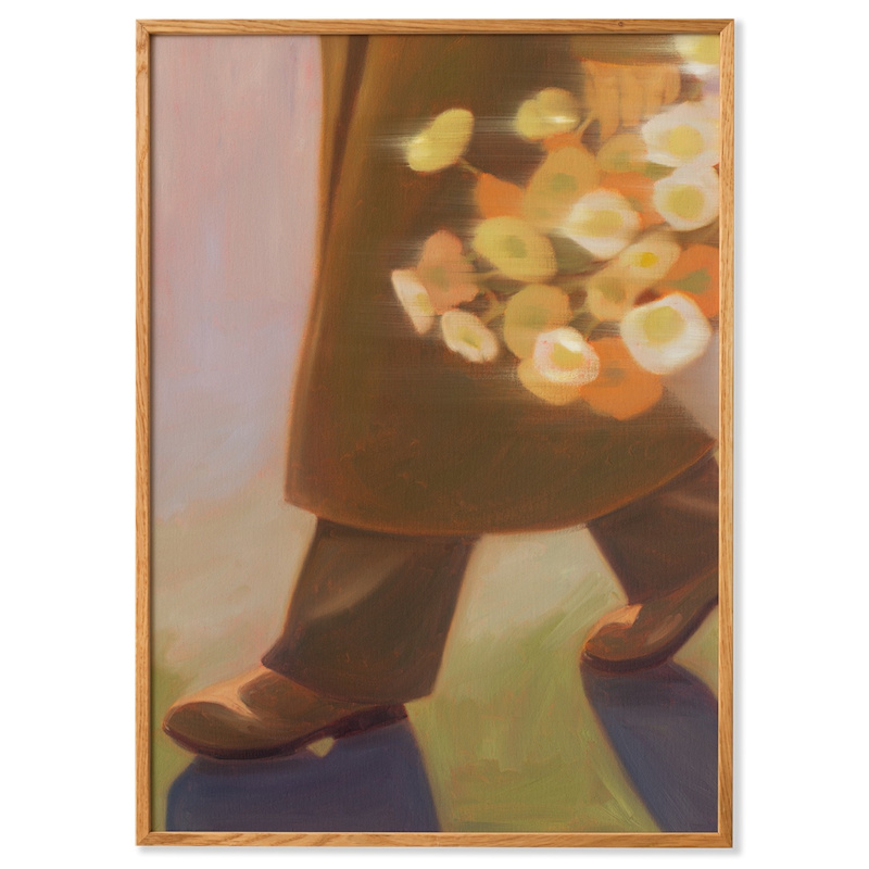 Thumbnail of Carrying Autumn - Art Print - 30x40 CM image