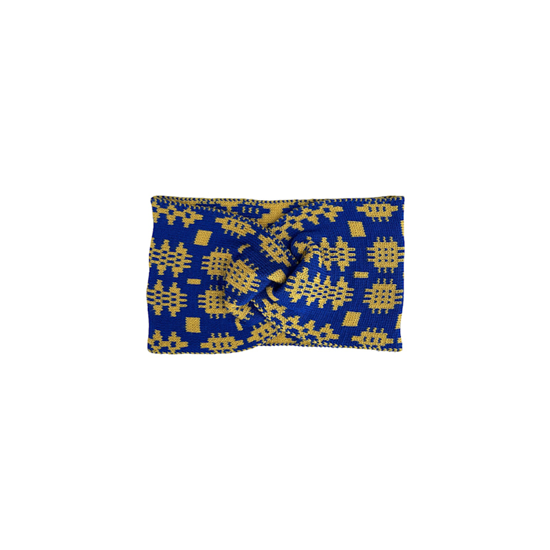 Thumbnail of Carthen Merino Headband - Sapphire / Gold image