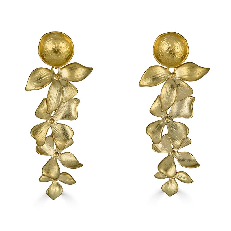 Thumbnail of Cascading Orchid Earrings image