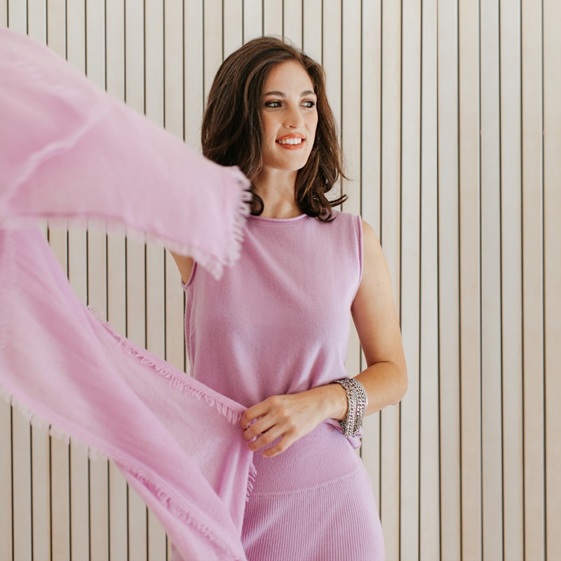 Thumbnail of Cashmere Classic Tank - Lilac image