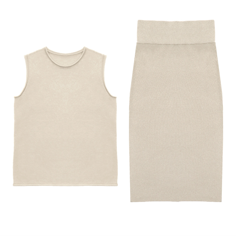 Thumbnail of Cashmere Classic Tank - Natural Oat image