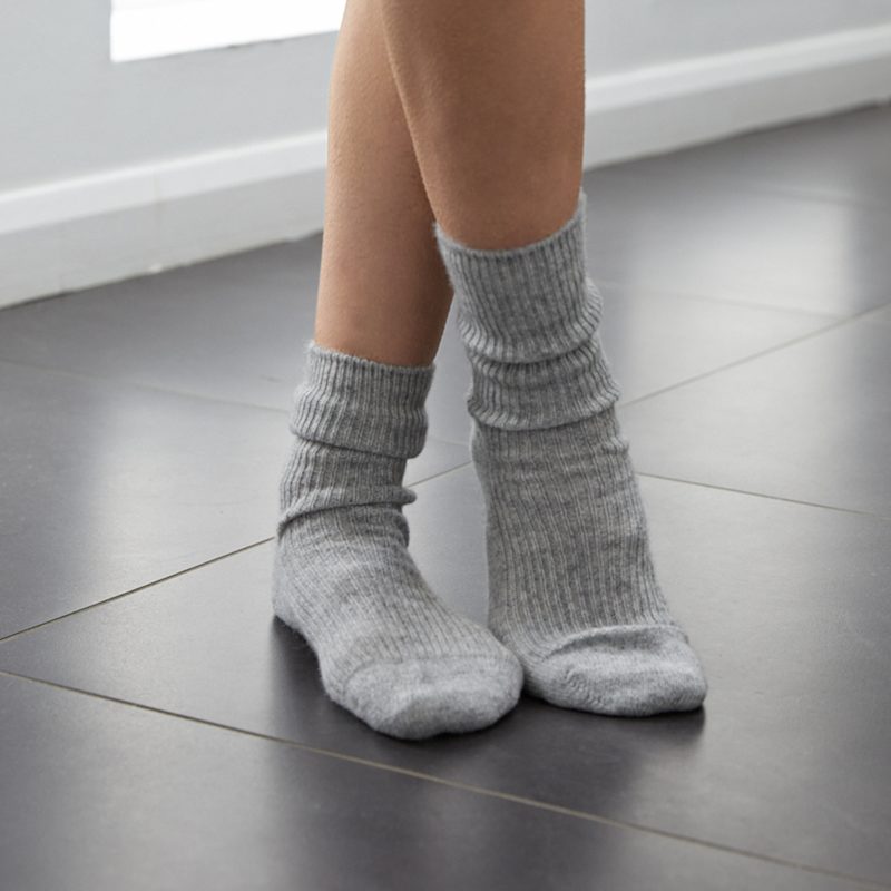 Thumbnail of Cashmere Grey Bed Socks image