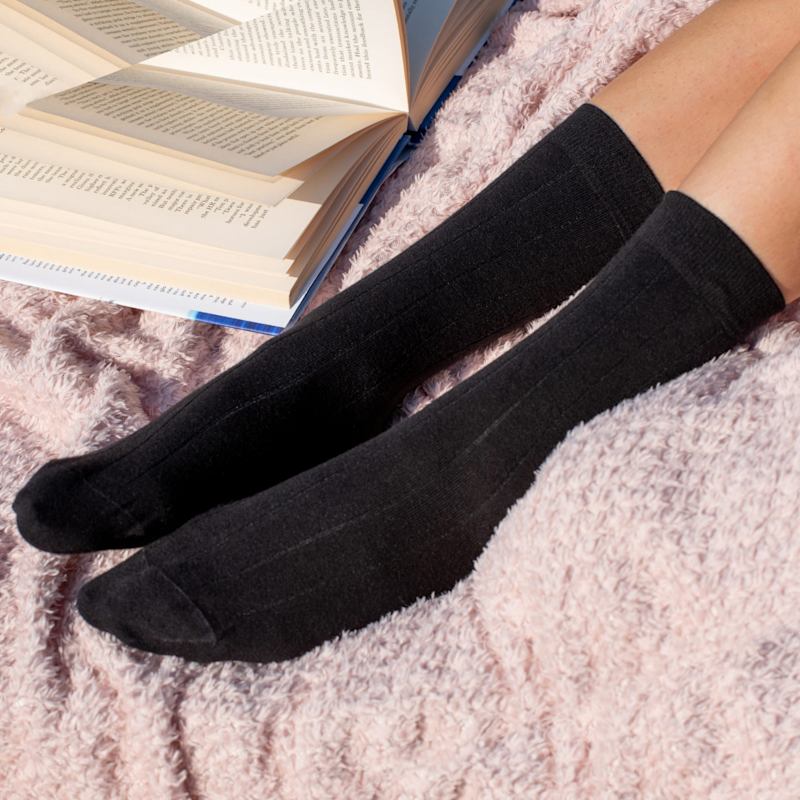 Thumbnail of Indulgent Cashmere Women's Socks - Black image