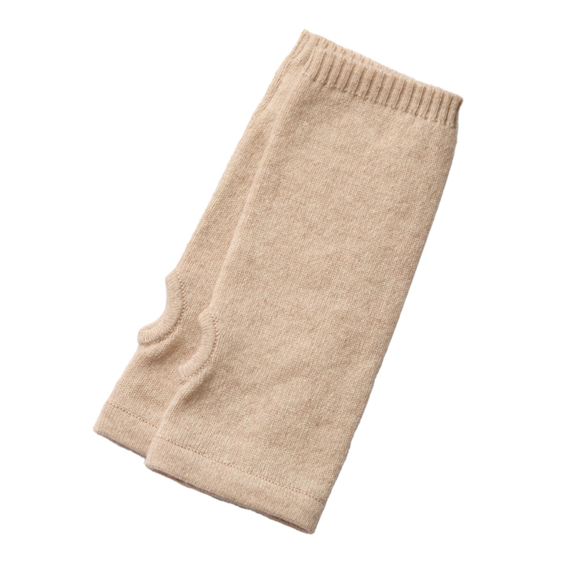 Thumbnail of Cashmere Wrist Warmers Beige image