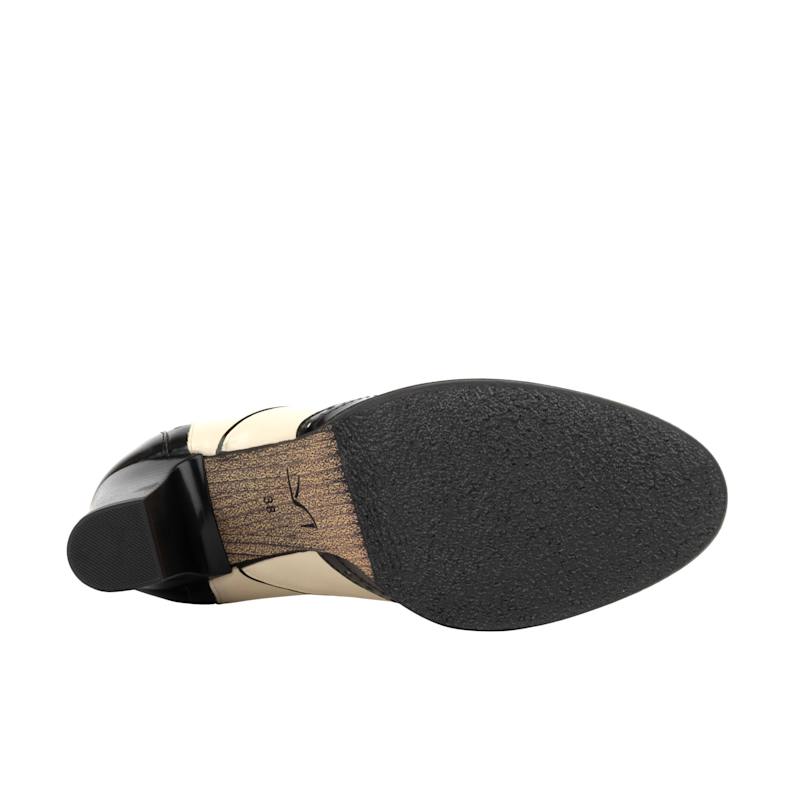 Thumbnail of Casino - Cream & Black - Womens Designer Heels image