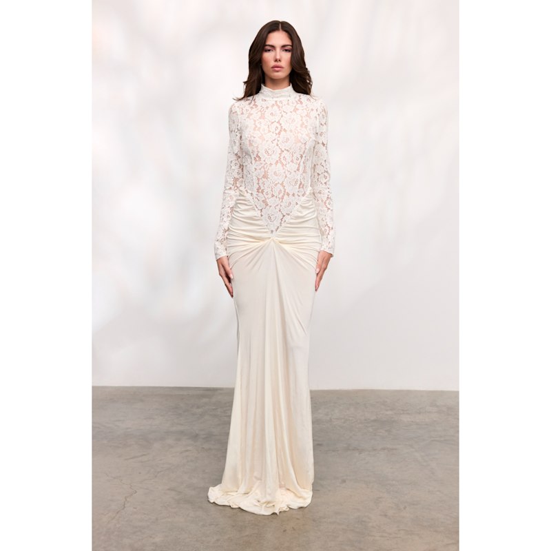 Thumbnail of Cassia Long White Dress image