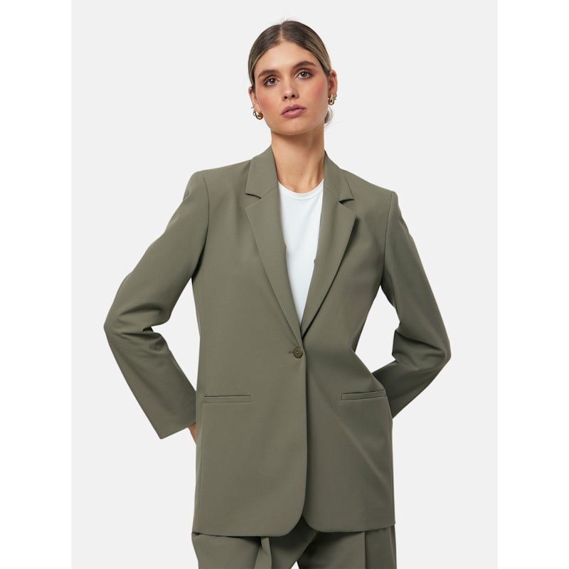 Thumbnail of Cassie Soft Olive Jacket image