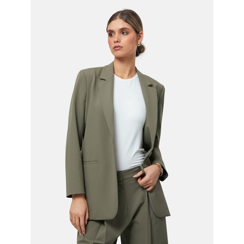 Thumbnail of Cassie Soft Olive Jacket image
