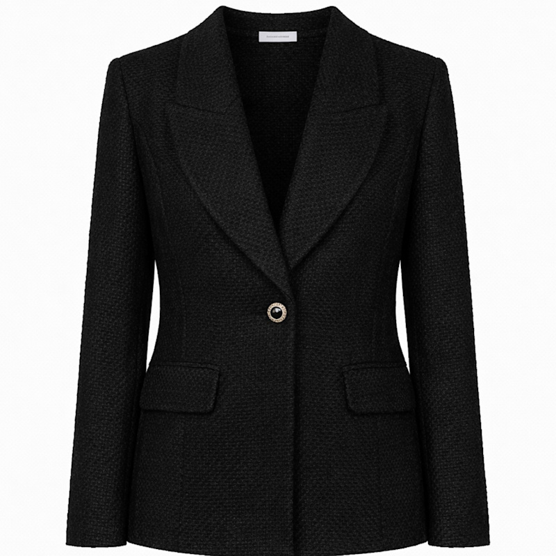 Thumbnail of Casual Tweed Womens Blazer image