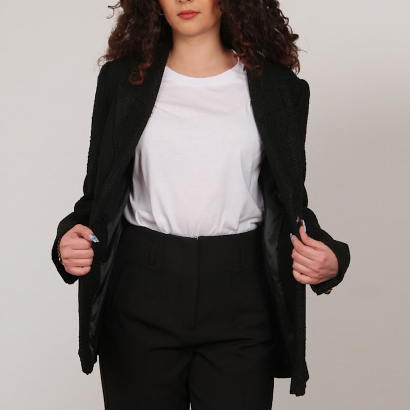 Thumbnail of Casual Tweed Womens Blazer image