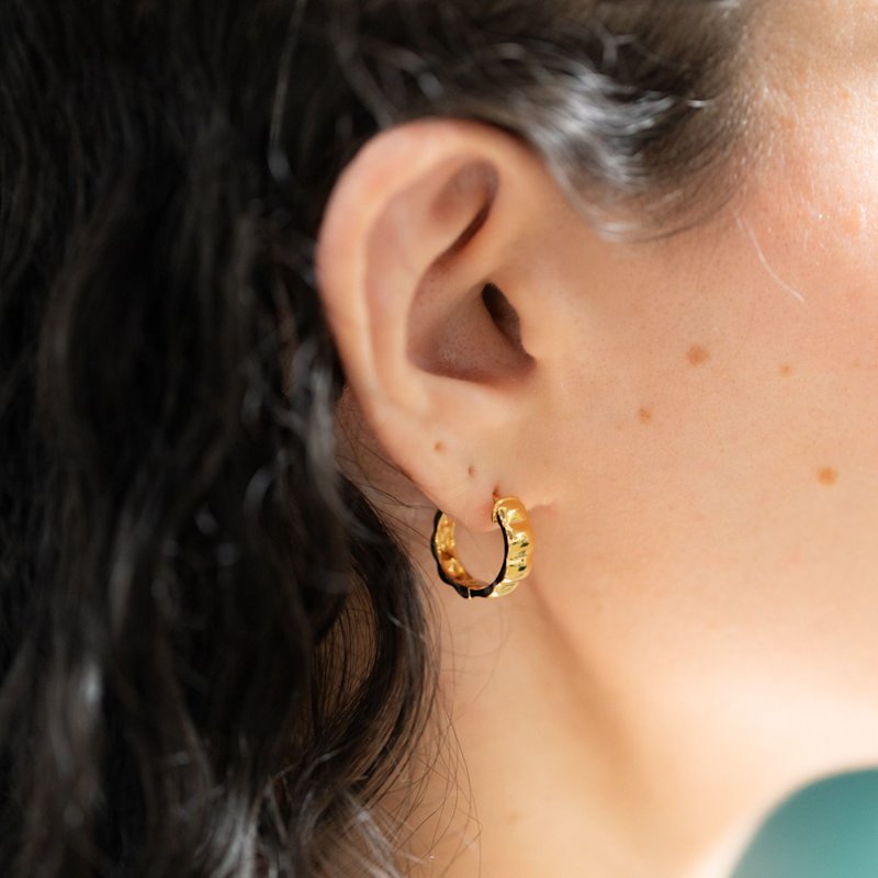 Thumbnail of Cecilia Rippling Hoops image