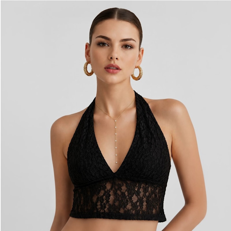 Thumbnail of Celeste Lariat Drop Necklace image