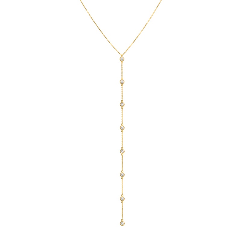 Thumbnail of Celeste Lariat Drop Necklace image