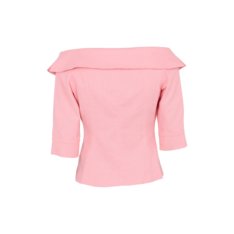 Thumbnail of Celeste Linen Cotton Blazer Pink image