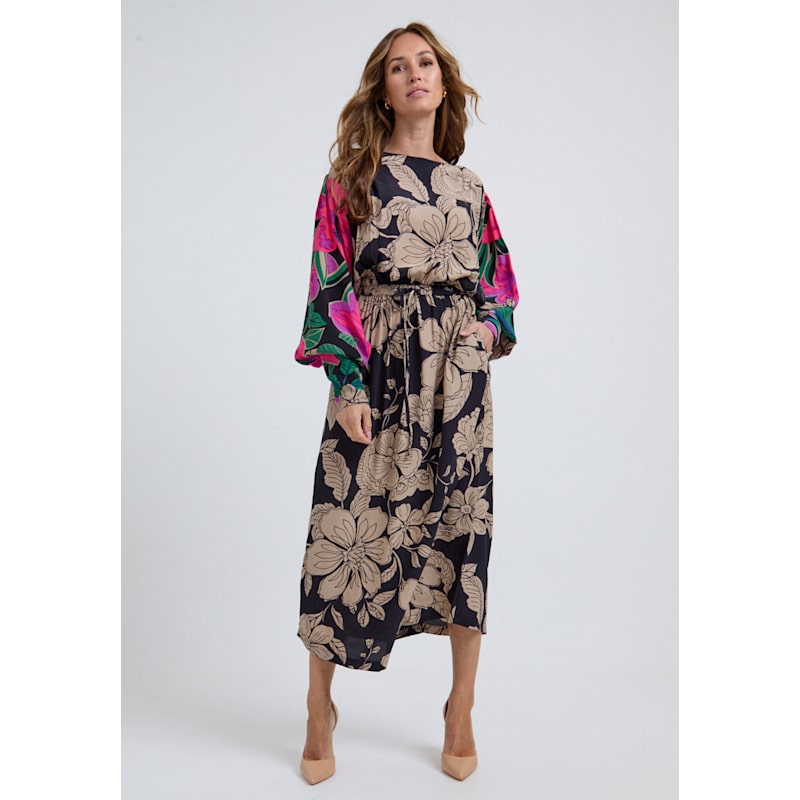 Thumbnail of Celeste Midi Dress In Multi image