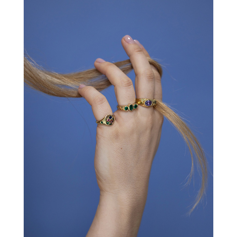 Thumbnail of Celestial Burst Signet Ring image