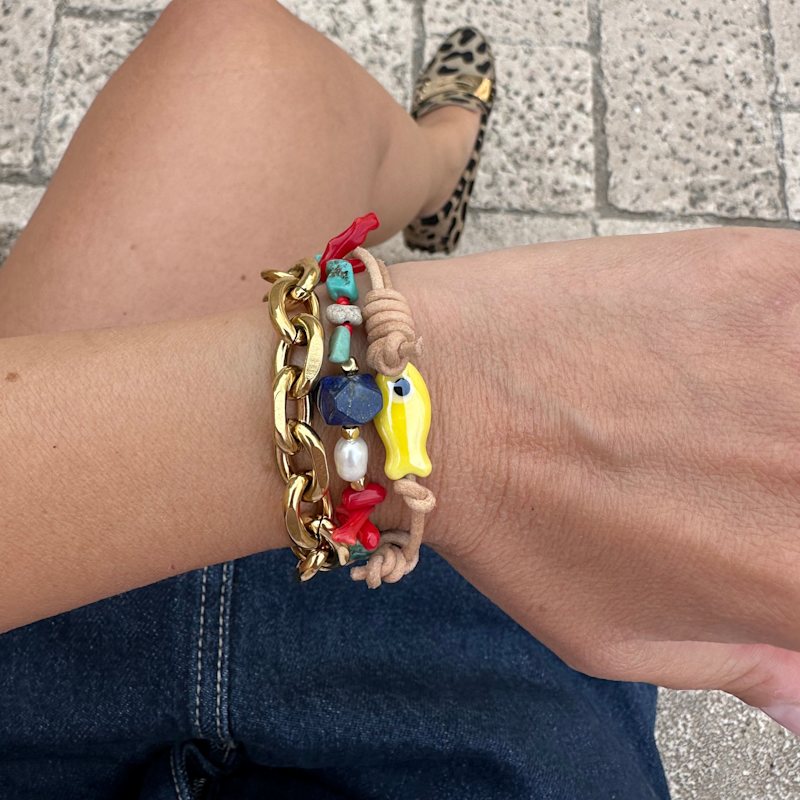 Thumbnail of Fish Bracelet Ocean - Yellow image