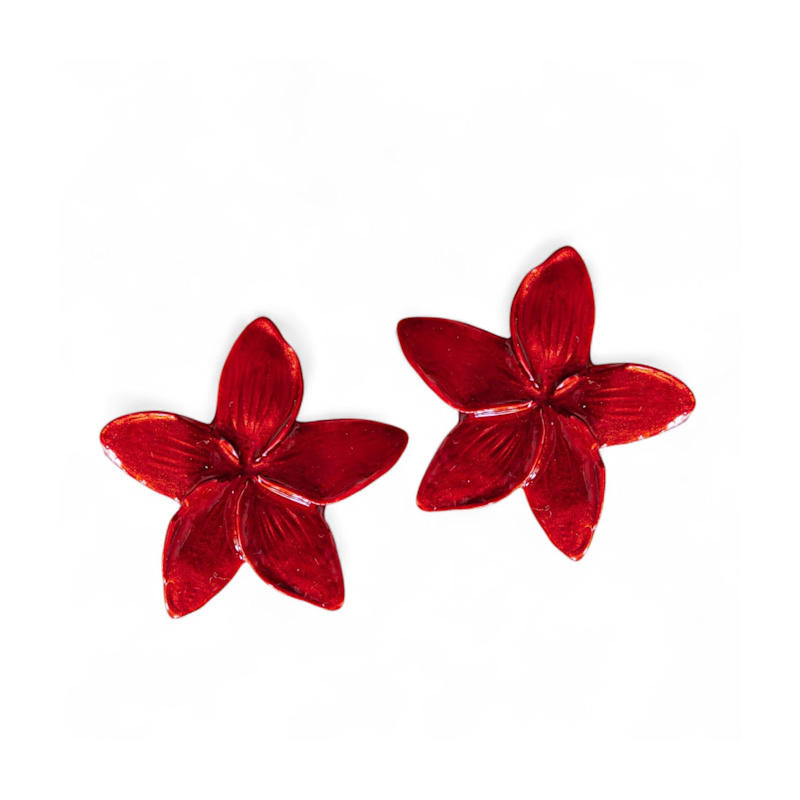 Thumbnail of Cerise - Minimal Metallic Earring image