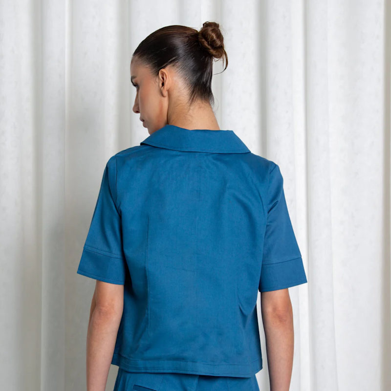 Thumbnail of Cerulean Blue Coordinated Top image