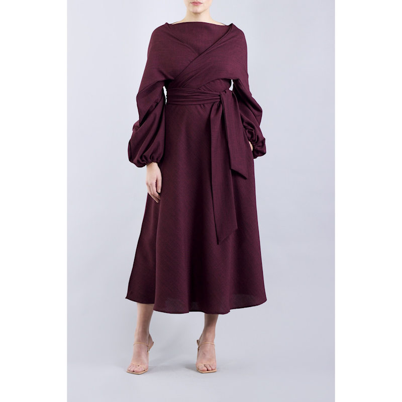 blue and orange dress Floral Puff Sleeve – Ro&Zo Eid Collection 2026: Eid this dress combines vibrant Sheer Dresses Color:Tiny Vintage Daisies Green