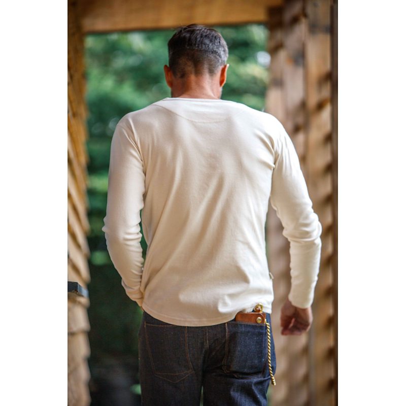 Thumbnail of &Sons The New Elder Henley Shirt Raw image