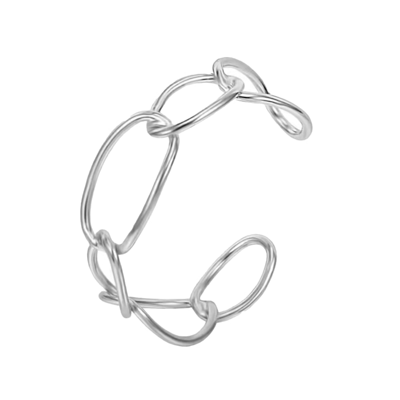Thumbnail of Silver Chain Bangle Bracelet image