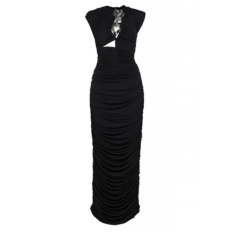 chinese dress ladies Kyra Knit Chain Dress  Kleaux