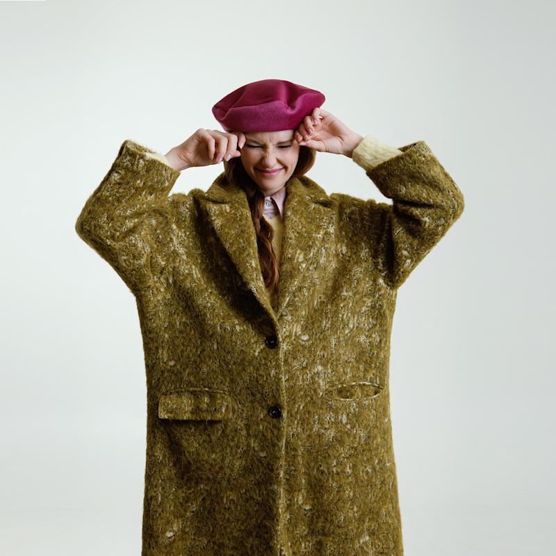 Thumbnail of Chantel - Ruby Cashmere Beret Hat image