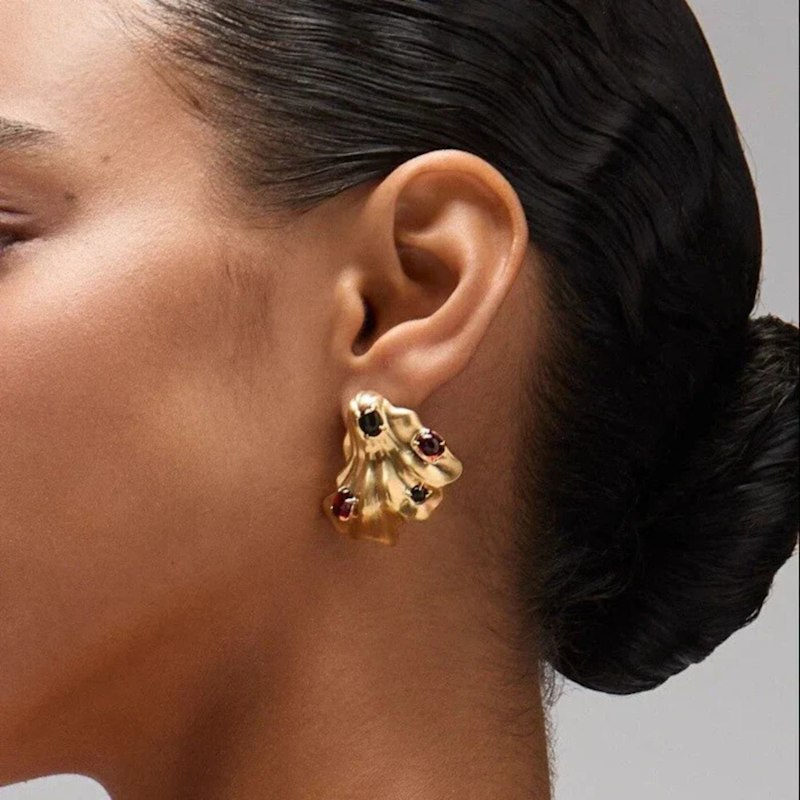 Thumbnail of Chanterelle Cluster Earrings image
