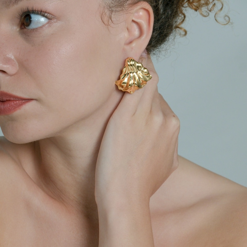 Thumbnail of Chanterelle Form Earrings image