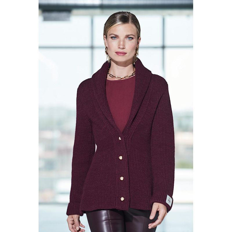 Thumbnail of Maroon English Stitch Slim-Fit Tailored Jacket image