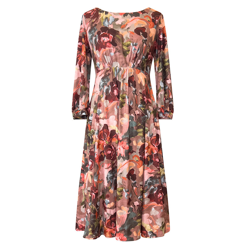 Thumbnail of Charlie Midi Dress In Woodland Rose image