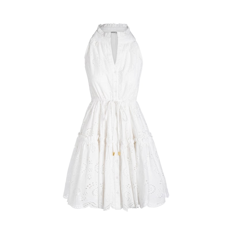 Thumbnail of Charlotte Dress In Fresh White Eyelet image