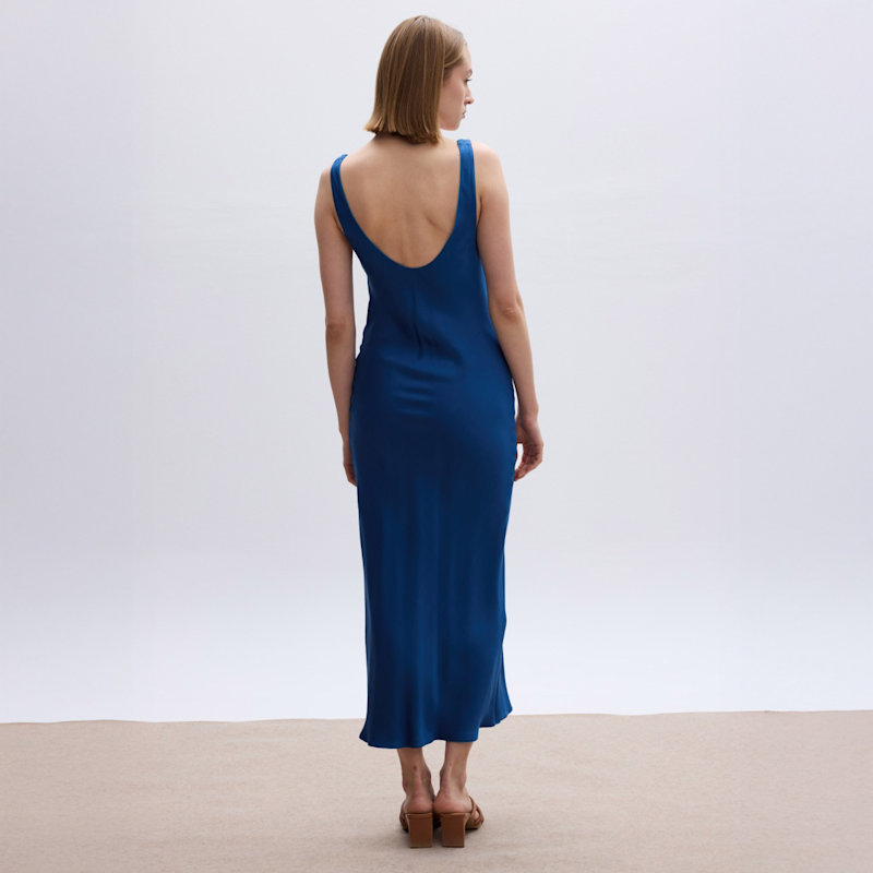 Thumbnail of Charlotte Reversible Dress Ocean Blue Vs Indigo Blue image