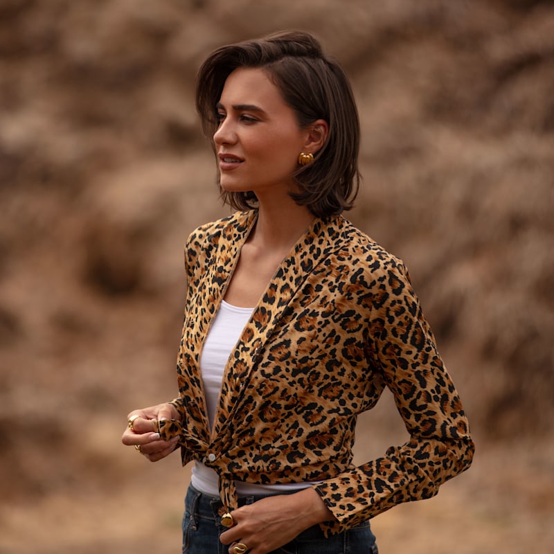 Thumbnail of Chelsea Shirt In Leopard image