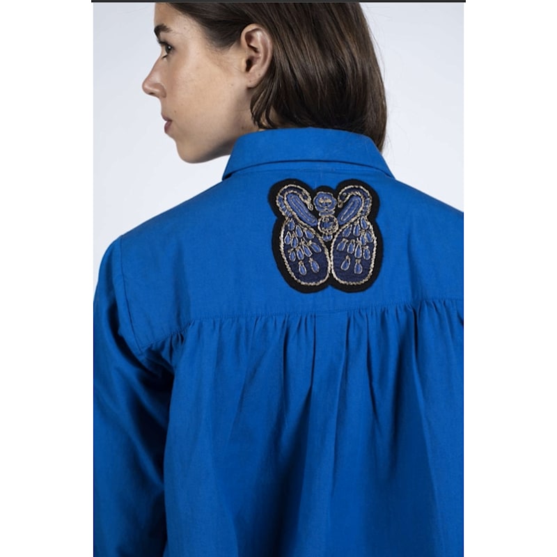Thumbnail of Hila Blue Button-Up Shirt image