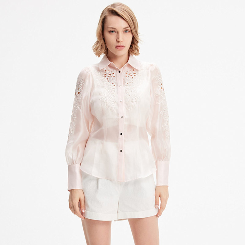 Polyester Organdy Blouse