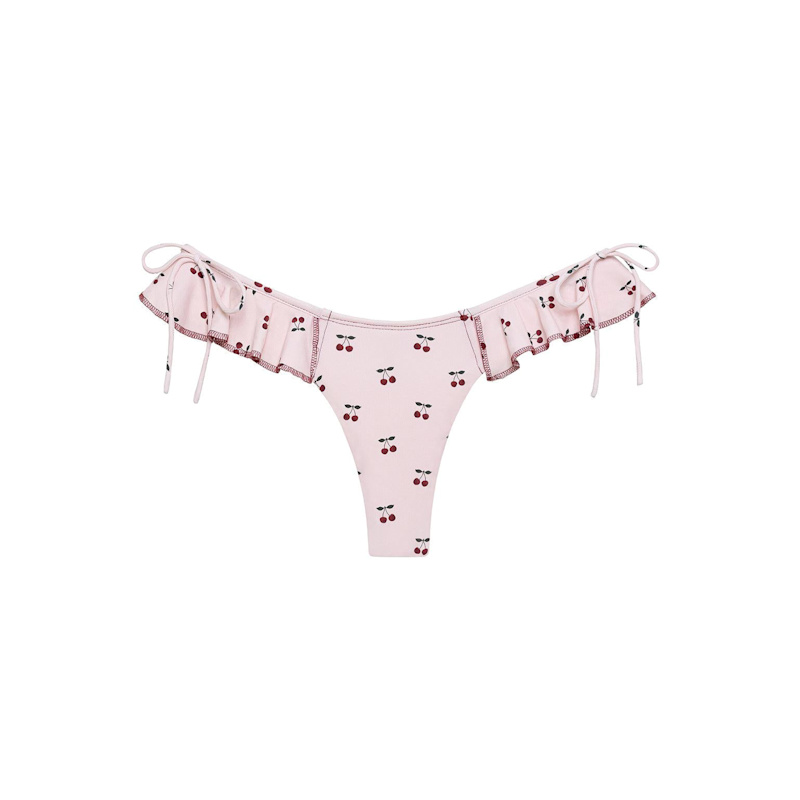 Thumbnail of Cherries Uno Ruffle Bows Bikini Bottom image