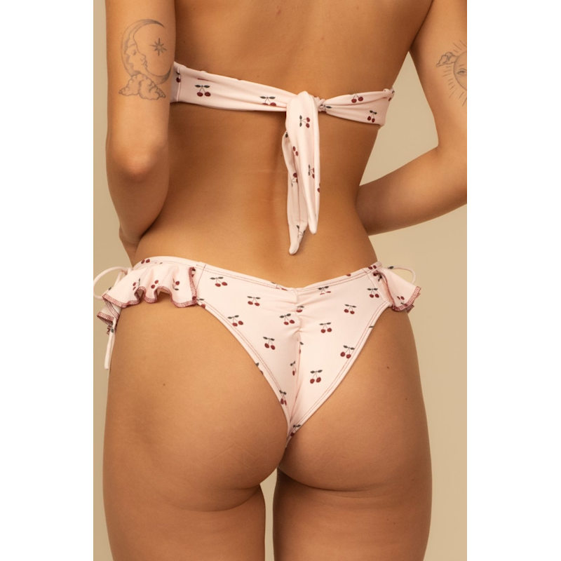 Thumbnail of Cherries Uno Ruffle Bows Bikini Bottom image