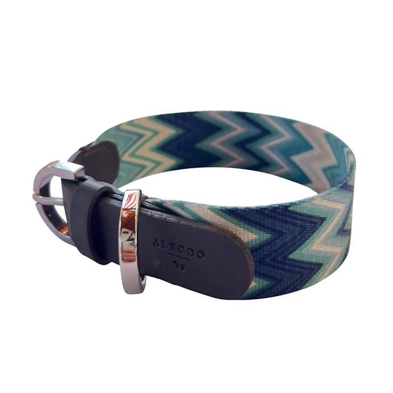 Thumbnail of Chevron Dog Collar Azure image