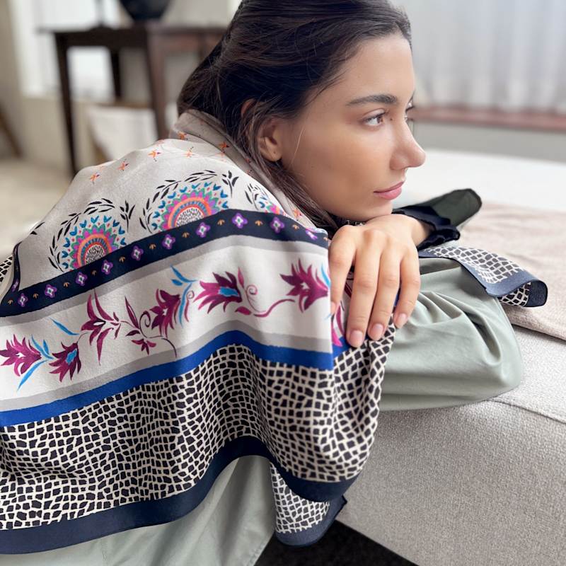 Thumbnail of Chic Silk Square Scarf image