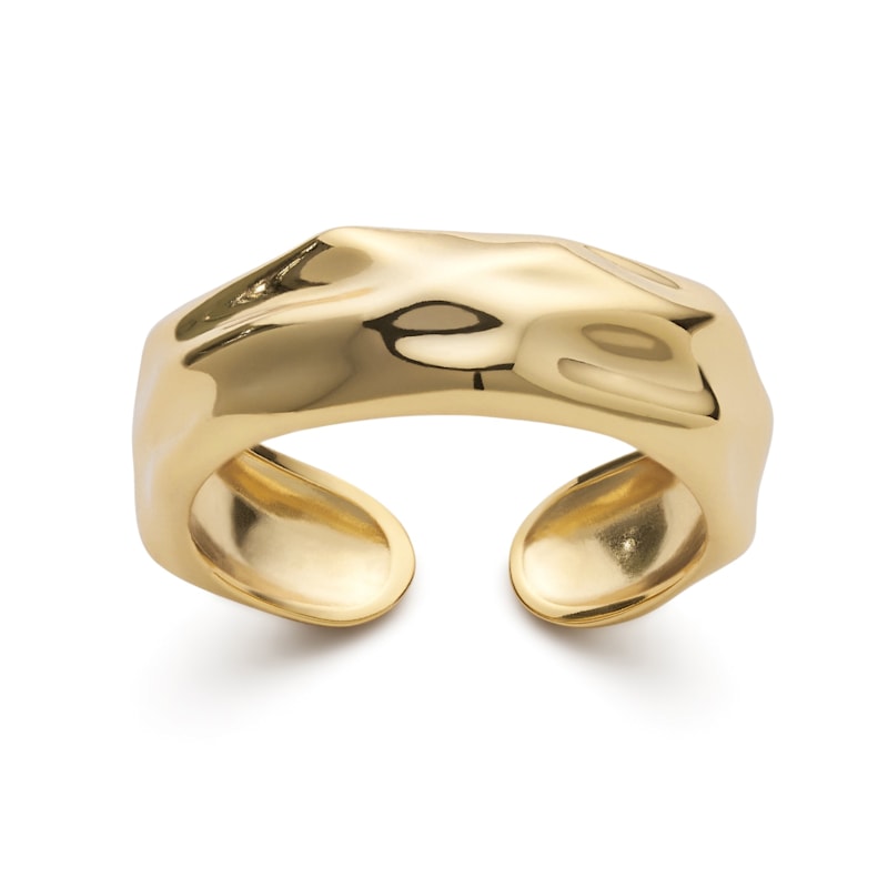 Thumbnail of Chunky Gold Stacking Band Ring image