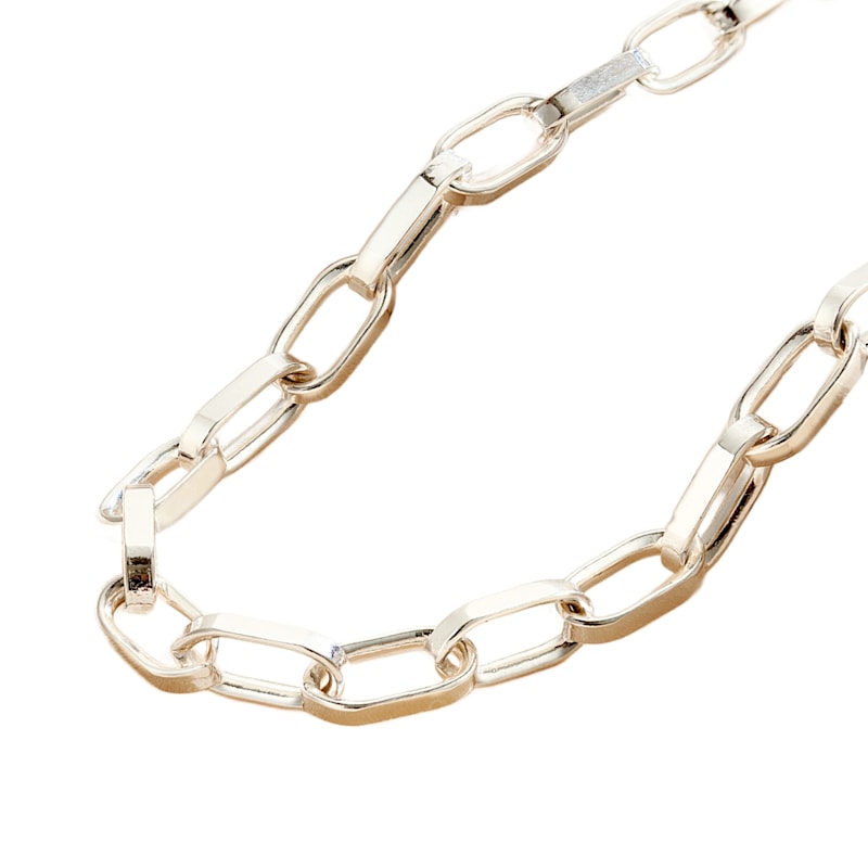 Thumbnail of Chunky Silver Chain Link Bracelet image