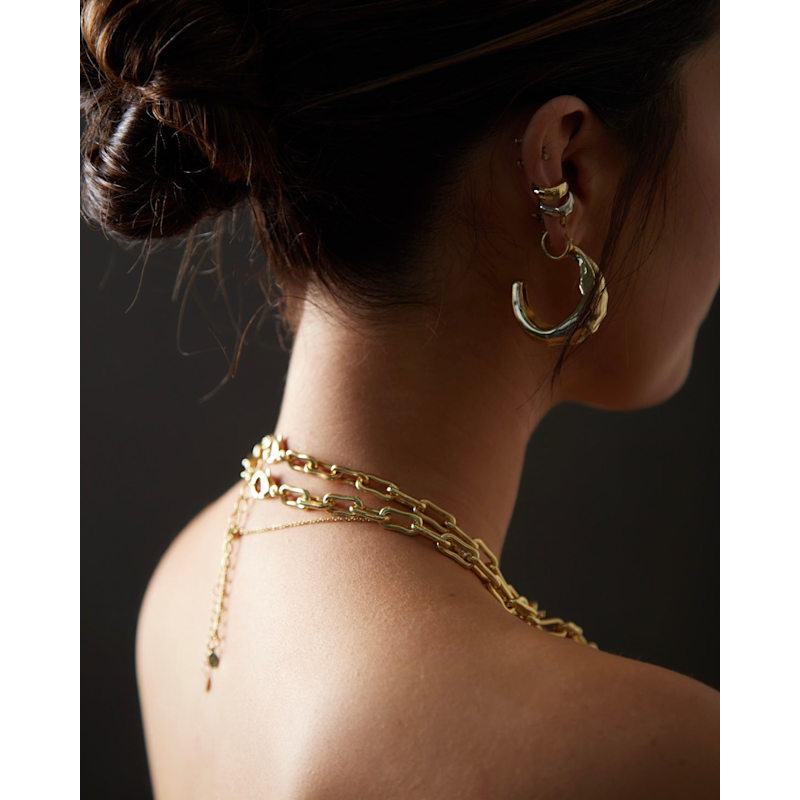 Thumbnail of Chunky Silver Ear Cuff - Single image