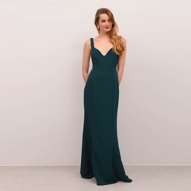 Thumbnail of Cindy Dark Green Dress image