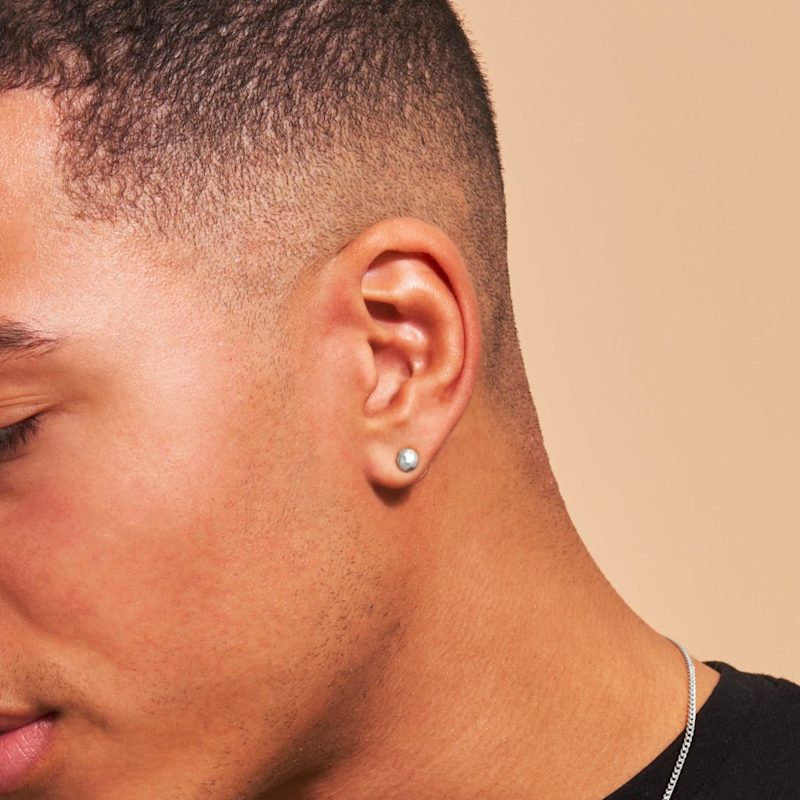 Thumbnail of Silver Circle Stud Earrings image